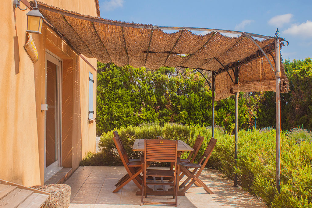 Les gîtes Estérel et Luberon ont une terrasse privative non couverte