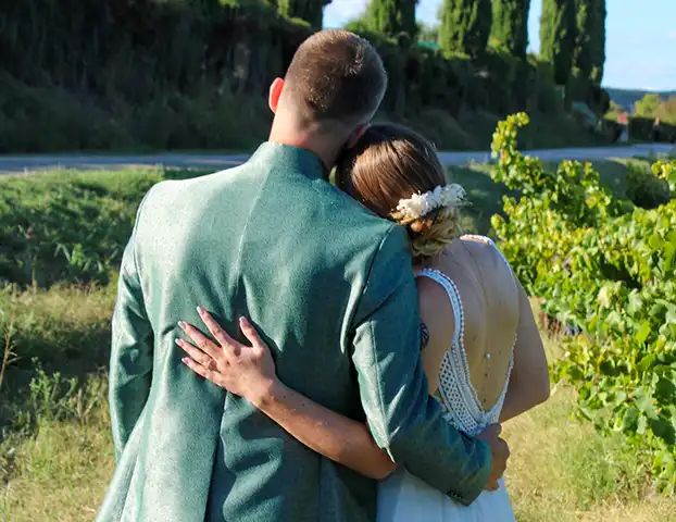 Mariage résidentiel intime au Mas des Sagnes Collias