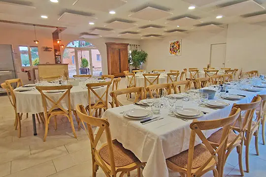 Salle de réception 100m² rénovée, Mas des Sagnes