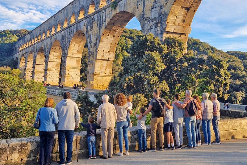 Balade en nature et pique-nique en famille au bord des Gorges du Gardon et Pont du Gard